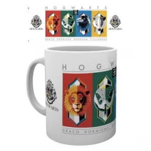 Harry Potter House Crests Simple Mug