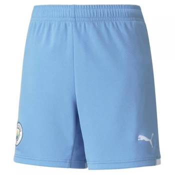 Puma Manchester City Home Shorts 2021 2022 Junior - Blue