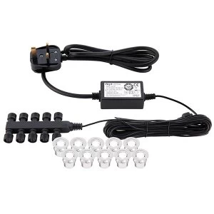 Image of Outdoor Integrated LED 30Mm Kit IP67 0.15W Polished Stainless Steel & Clear Pc