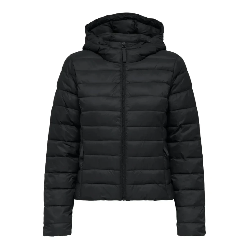 Image of Only Short Hooded Padded Jacket Black Women XS;S;XL;L;M