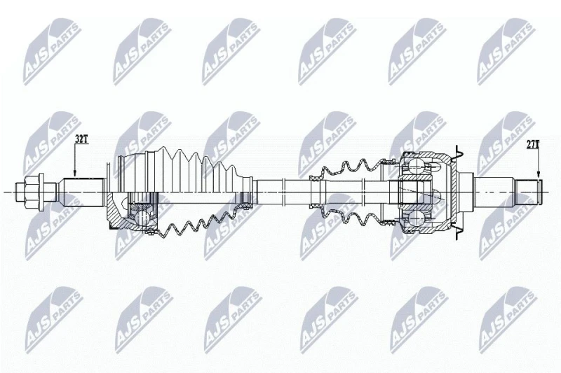 Image of NTY Drive shaft NTY NPW-CH-084