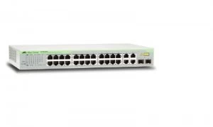 image of Allied Telesis AT-FS750/28-50 - 24 Ports - Managed Fast Ethernet Switc