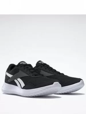 Image of Reebok Energen Lite Shoes, Black/White/Blue, Size 8.5, Men