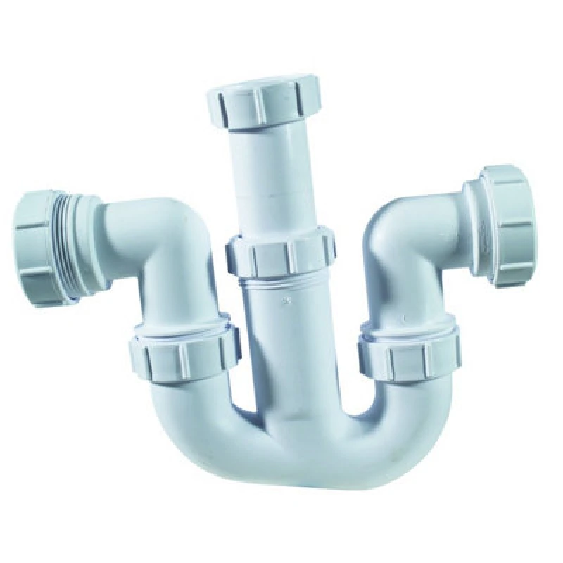 Image of McAlpine WM4 75mm Water Seal Adjustable Inlet Tubular Swivel 'P' Trap White