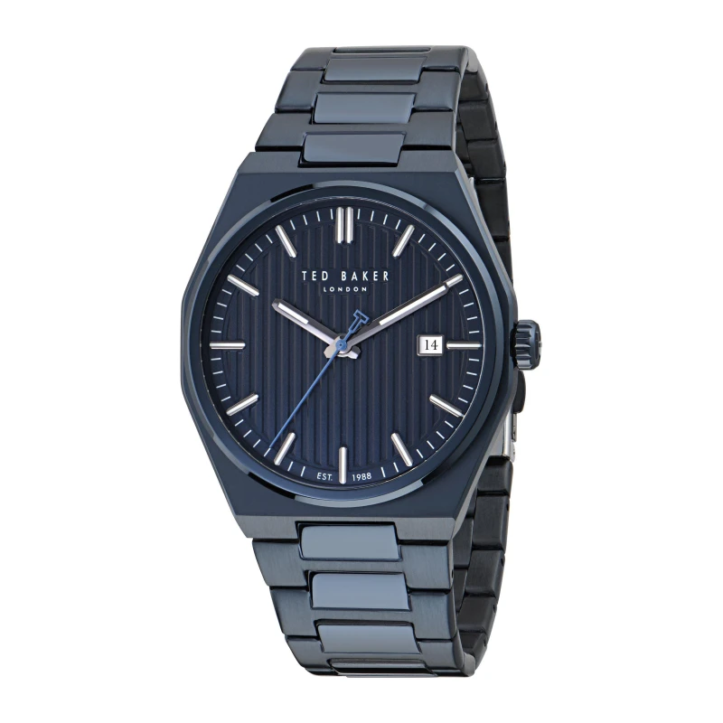 Image of Ted Baker Mens Barteen Quartz Analogue Quartz Watch Blue/Blue male One Size