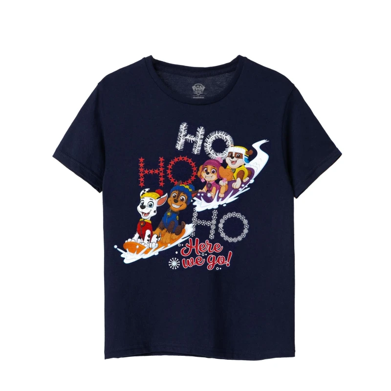 Image of Paw Patrol Short Sleeved T-Shirt Blue unisex