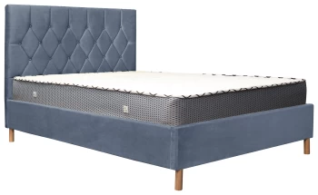 image of Birlea Loxley King Size Ottoman Bed Frame - Grey