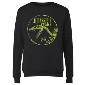 Image of Jurassic Park Skell Womens Sweatshirt - Black - L
