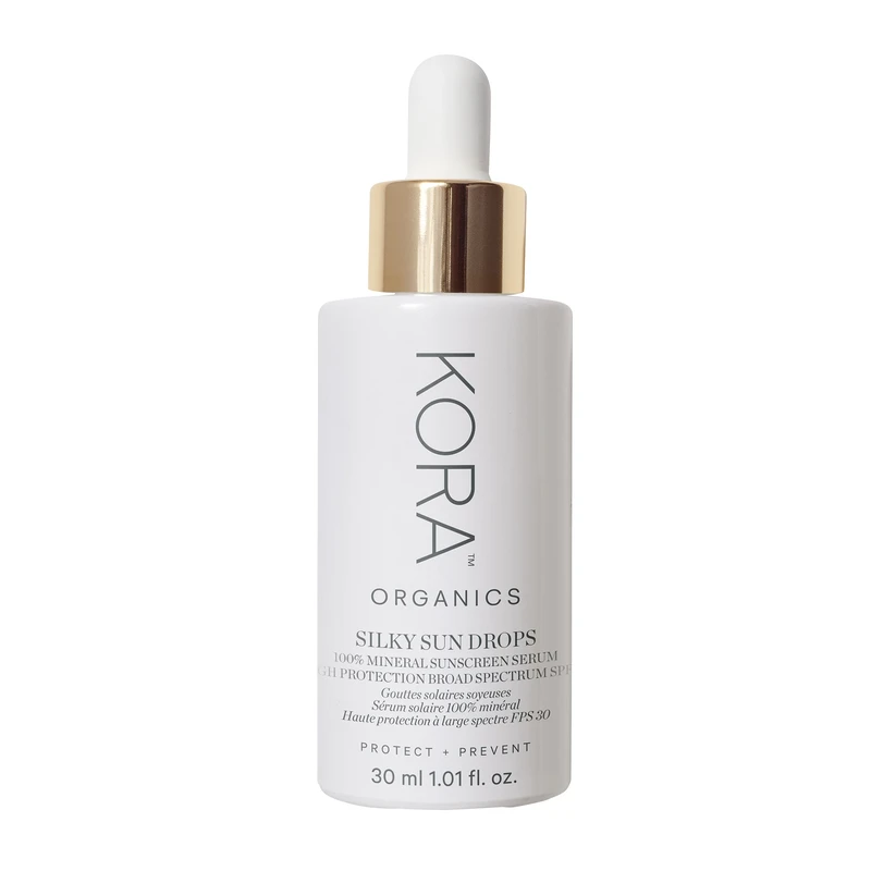 Image of Kora Organics Silky Sun Drops 100% Mineral Sunscreen Serum 30ml