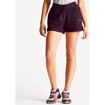 image of Dare 2b MELODIC II Stretch Shorts womens Shorts in Purple - Sizes UK 10,UK 12,UK 14,UK 16,UK 18,UK 8