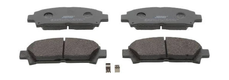 Image of JURID 572357J Brake pad set prepared for wear warning indicator, without accessories Brake Pad Set,disc brake (402)