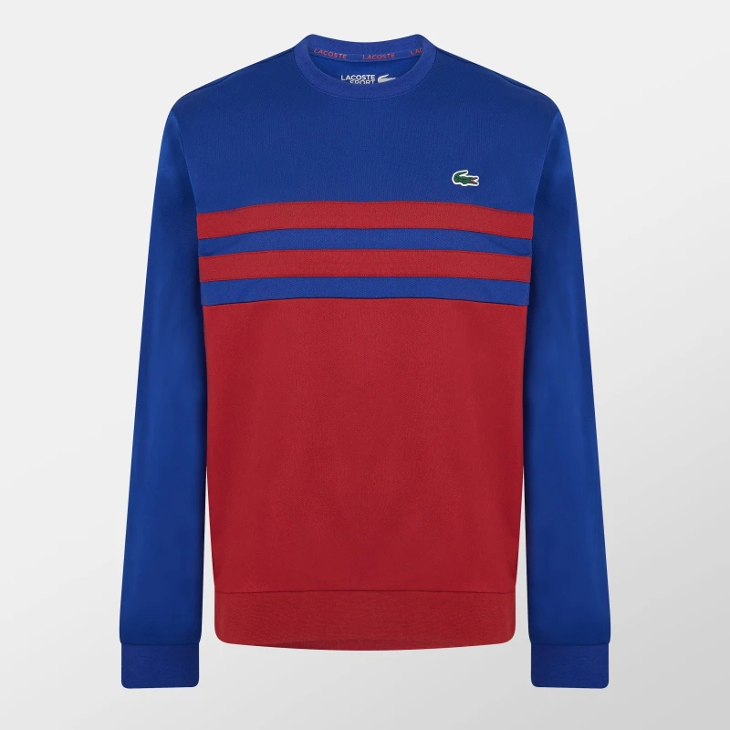 Image of Lacoste Logo Sweatshirt Captain/Ora male S