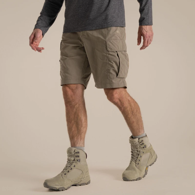 Image of Craghoppers Craghoppers Men NosiLife' Cargo Short in Light Beige Size: 34R Light Beige 34R Male 5063260003759