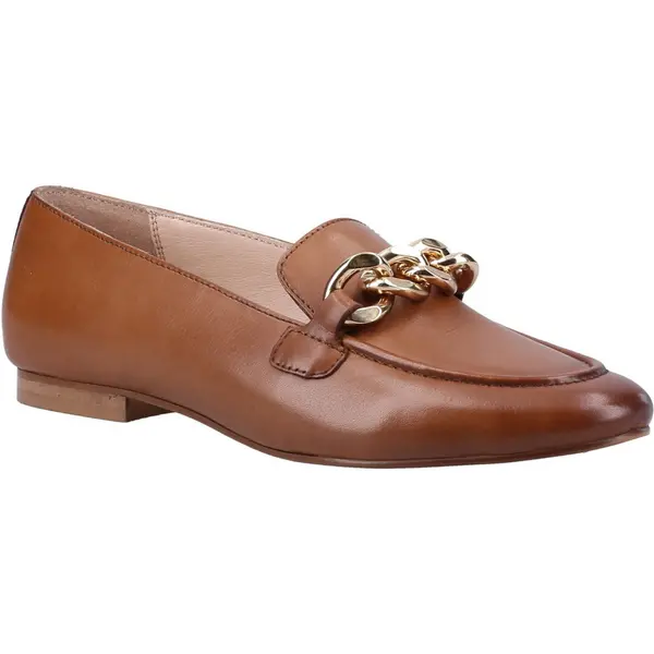 Image of Hush Puppies Womens Harper Chain Leather Loafers UK Size 6 (EU 39)