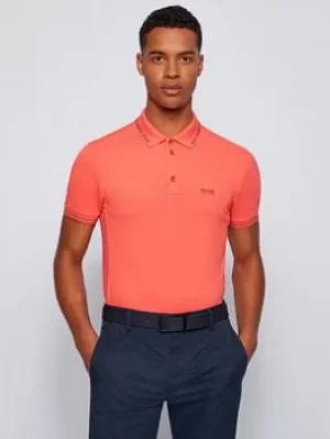 image of Hugo Boss Golf Paule Polo Shirt Red Size M Men