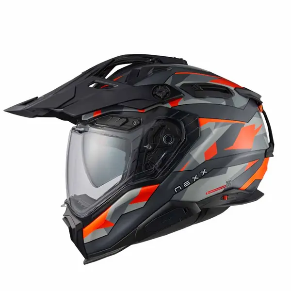 Image of Nexx X.WED3 Trailmania Grey Orange Matt Adventure Helmet Size L