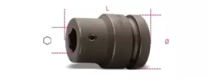 Image of Beta Tools 727PI/32 1 1/2" Dr Impact Socket Hexagon Bit Holder 32mm 007270032