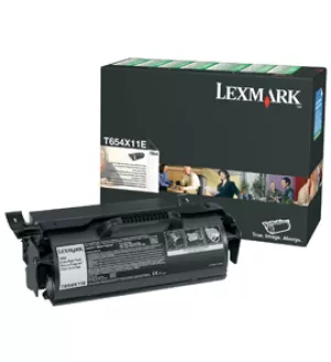 Lexmark T654X11E Black Laser Toner Ink Cartridge