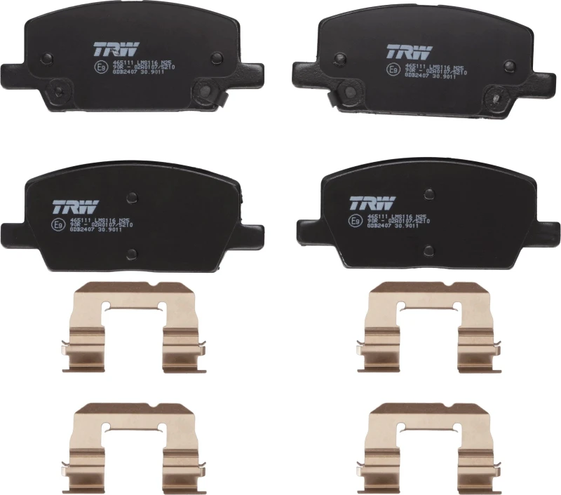 Image of Brake pad set TRW GDB2407