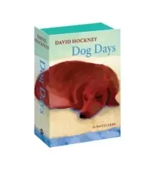 Image of David Hockney Dog Days: Notecards