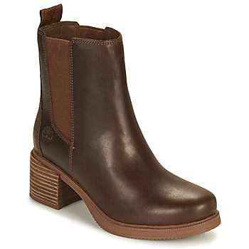 image of Timberland DALSTON VIBE CHELSEA womens Low Ankle Boots in Brown,4,5,6,7,7.5