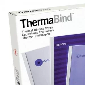 image of GBC Standard ThermaBind&reg; Cover A4 3mm White 25