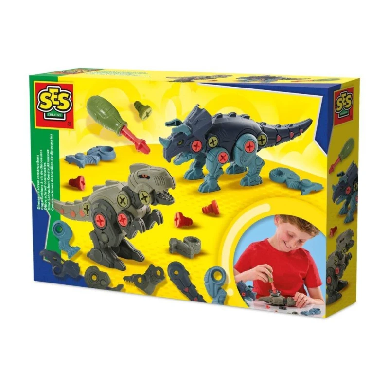 Image of SES Creative Dinosaurs screw constructions Multi unisex One Size