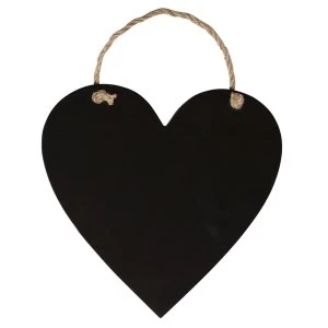 image of Sass & Belle Small Hanging Heart Chalk Board