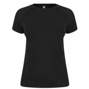 Image of Lorna Jane Lorna Jane Feed Short Sleeve T Shirt - Black