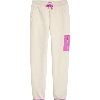 Image of Tommy Jeans Polar Fleece Joggers - Smooth Stone