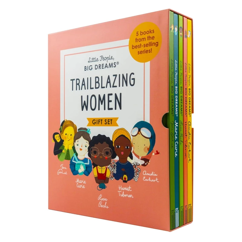 Image of Little People, Big Dreams Trailblazing Women 5 Book Set Amelia Earhart, Marie Curie, Rosa Parks Isabel Sanchez Vegara Books