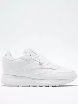 Image of Reebok Classic Sp Vegan Shoes, White/Grey, Size 3.5, Women