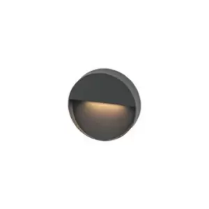 Image of Netlighting Vetren Outdoor Sconce Wall Lamp 6W LED 3000K Dark Grey IP65 - ZM-E24