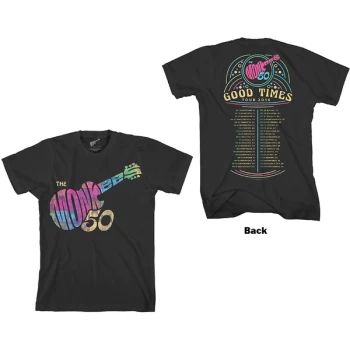 Image of The Monkees - Guitar Discography Unisex Large T-Shirt - Black