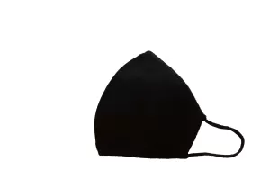 Image of Face Mask/Covering (Single) Kids Black