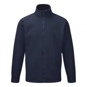 image of Basic Fleece Jacket Large with Elasticated Cuffs and Full Zip Front