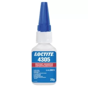 Image of Loctite 456621 4305 UV Curing Instant Adhesive High Viscosity 20g