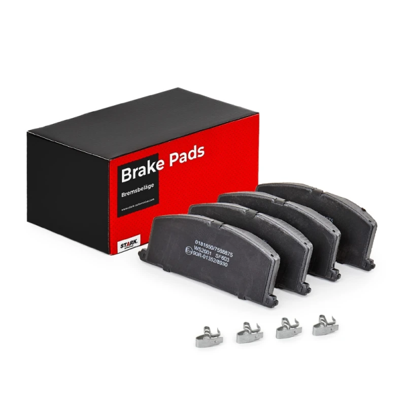 Image of RIDEX 402B0185 Brake pad set Front Axle, with acoustic wear warning Brake Pad Set,disc brake (402)