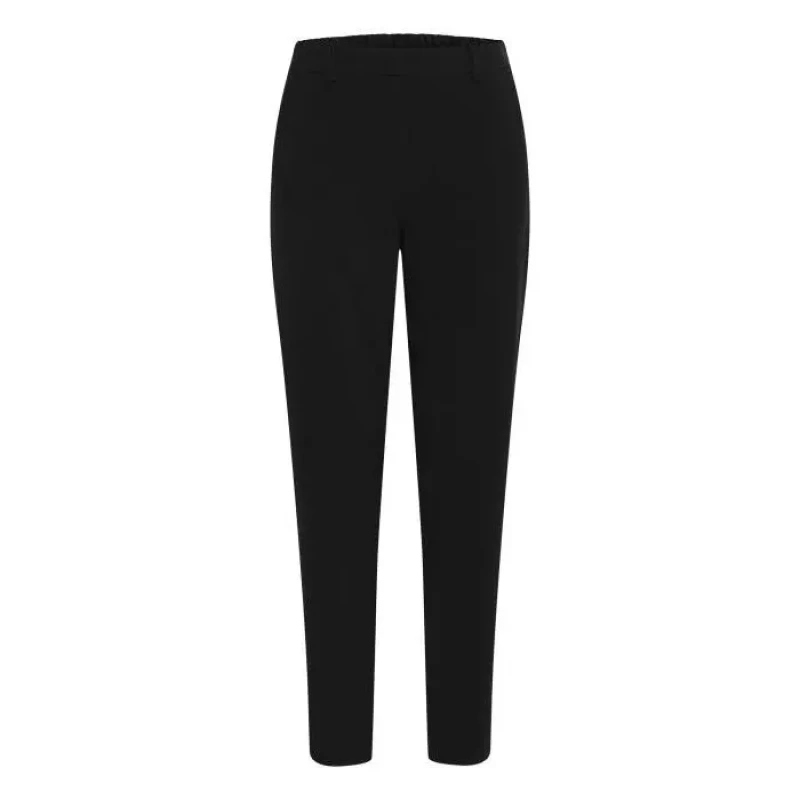 Image of b.Young Womens crop Trousers b.young danta woven Noir Female 34