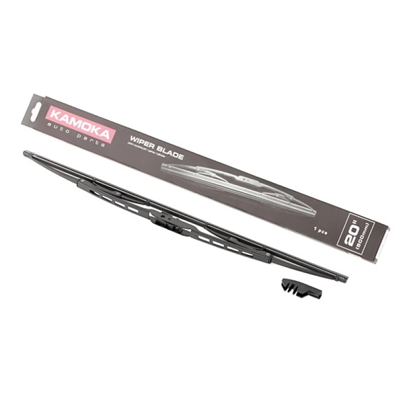 Image of KAMOKA 26500 Wiper blade Front, 500mm, Standard Wiper Blade (298)
