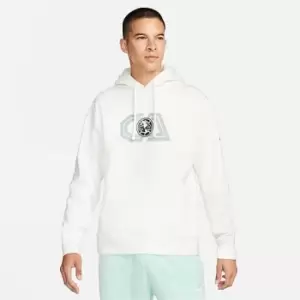 Image of Mens Nike Club America Soccer Club Fleece Pullover Hoodie