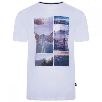 Image of Dare2B Stringent Cotton T-Shirt - White