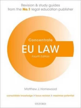 Image of Eu Law by Matthew Homewood Paperback