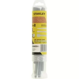 image of Stanley 3 x SDS Chisels + 2 x Drill Bits - STA54400-XJ