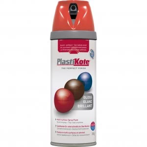 image of Plastikote Premium Gloss Aerosol Spray Paint Hacienda Tile 400ml