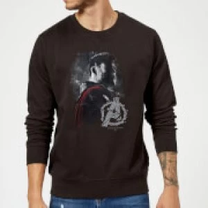 Image of Avengers Endgame Thor Brushed Sweatshirt - Black