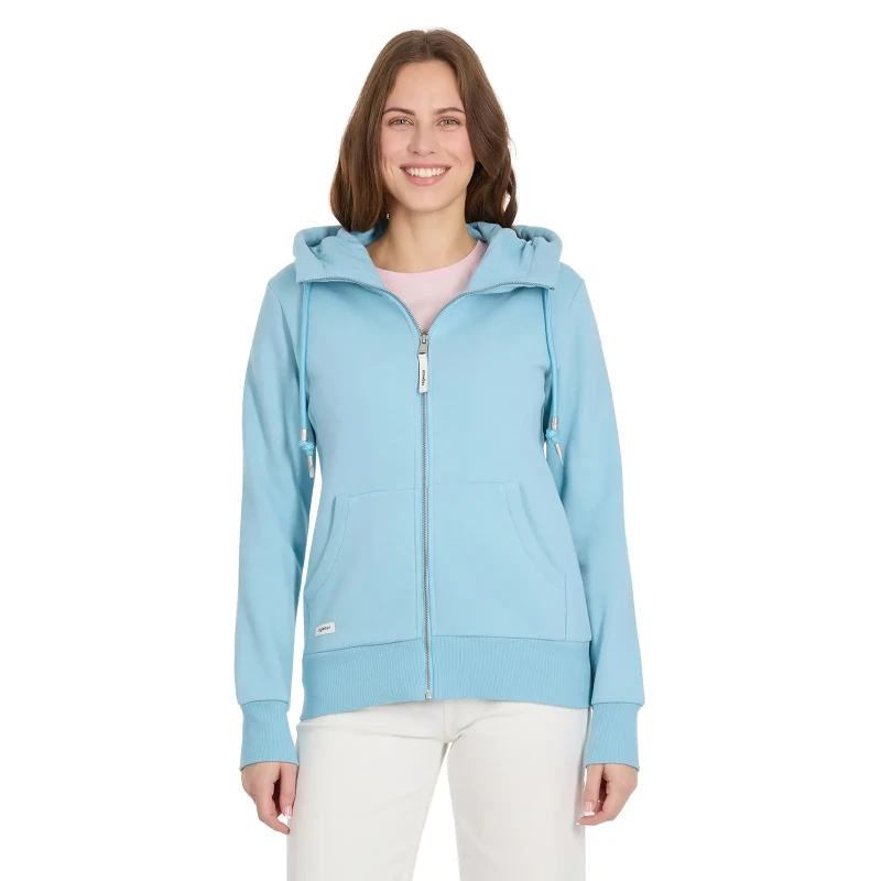 Image of Ragwear Womens hooded sweatshirt Ragwear Neskia Zip Bleu Female S