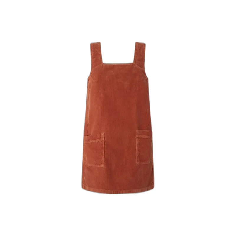 Image of Pepe Jeans Womens dress Pepe Jeans Siren Cord Marron Female 2XS