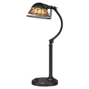 image of LED 7 Light Desk Lamp Imperial Bronze