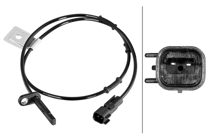 Image of HELLA ABS sensor HELLA 6PU 358 218-591